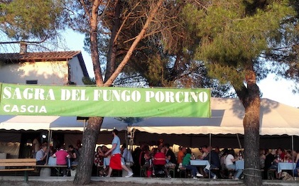 Cena “Pro Calcit” alla Sagra del Fungo Porcino di Cascia