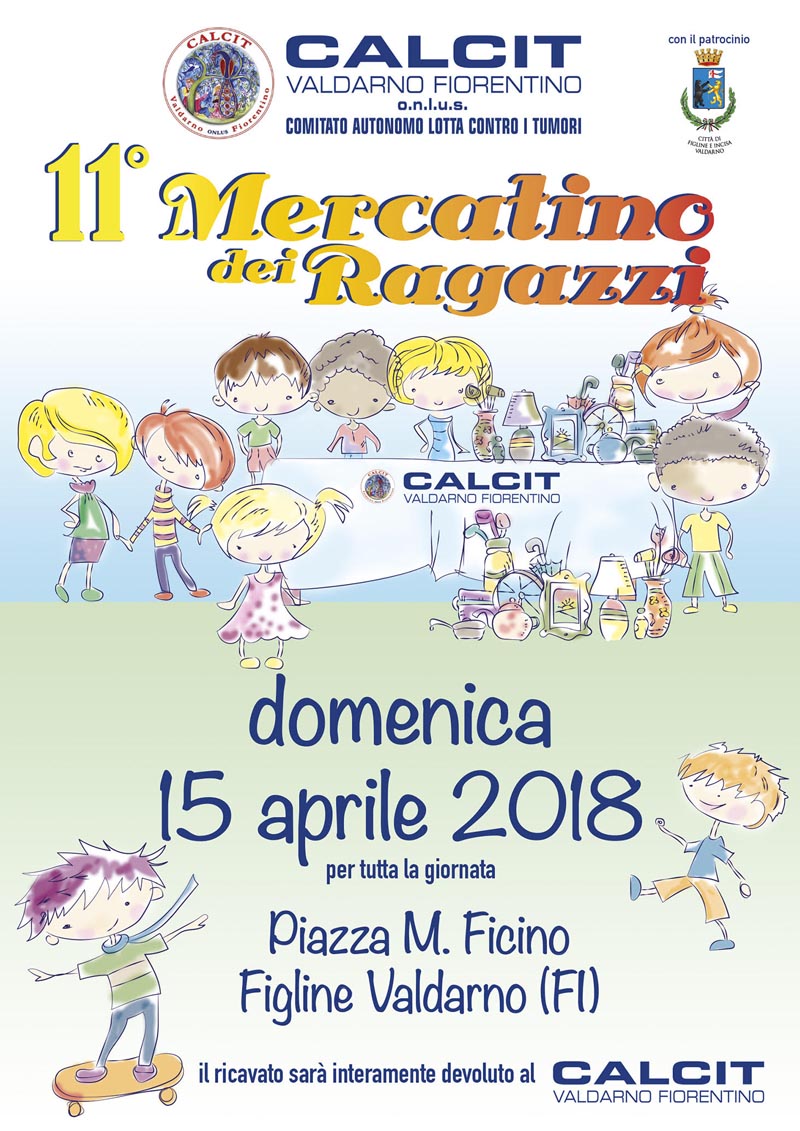 Mercatino dei Ragazzi pro CALCIT 15 aprile 2018