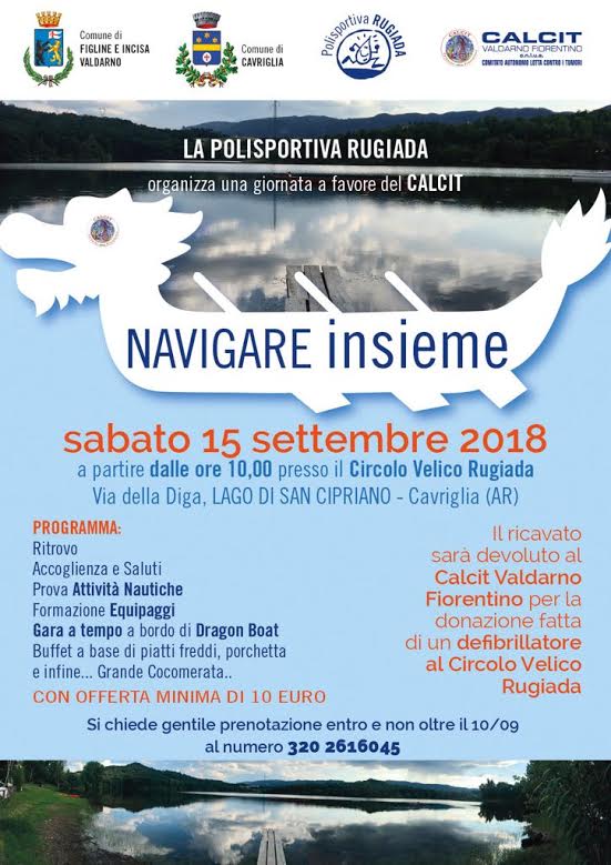 “NAVIGARE INSIEME”: la Polispoirtiva Rugiada per il CALCIT